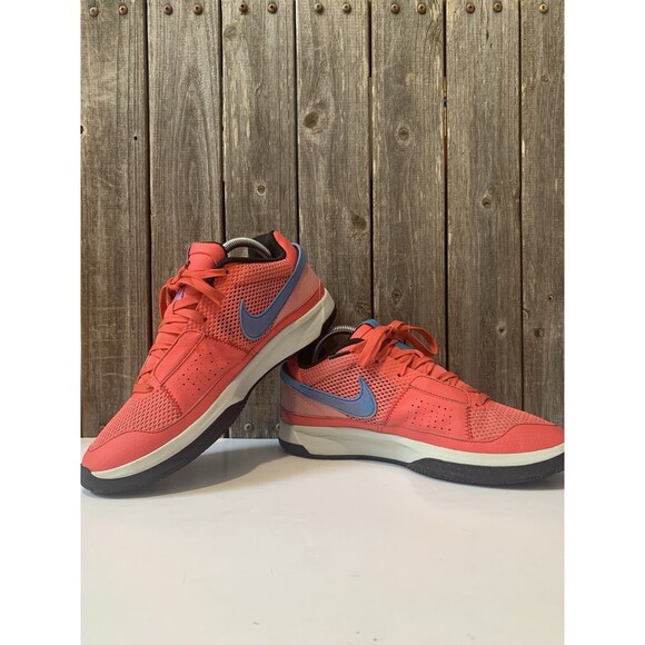 NIKE JA 1 USED SIZE 8.5 JA MORANT FUEL EMBER GLOW BLUE LIGHTNING DR8785 800 - Picture 6 of 11